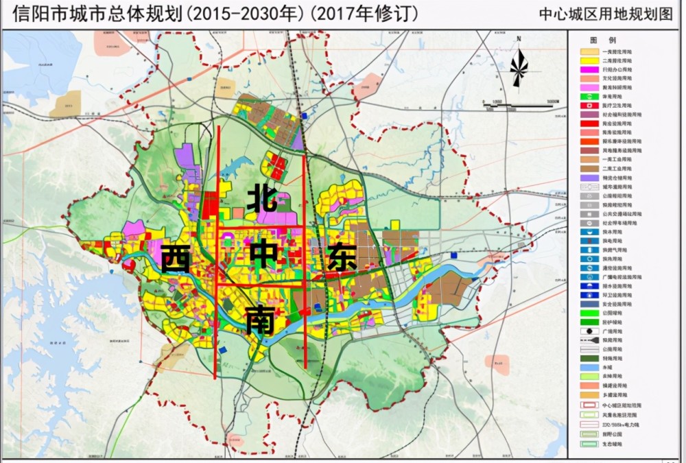 信阳北部传来最新规划图流出即将正式崛起连接浉河平桥