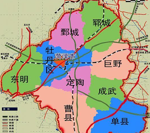 山東省的區劃調整16個地級市之一菏澤市為何有11個區縣