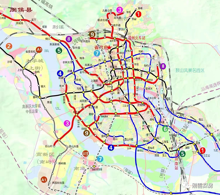 高清图看福州地铁变化,板块利弊盘点,切勿追求预期规划_腾讯新闻