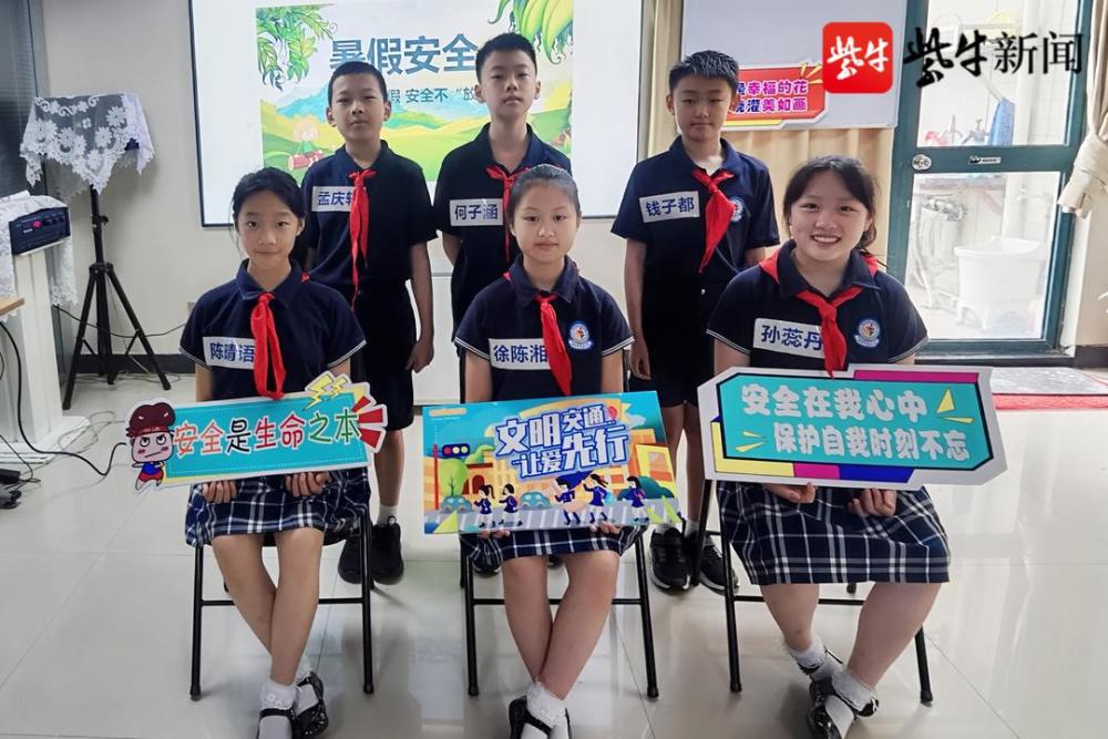 小学生社会实践举办安全行活动