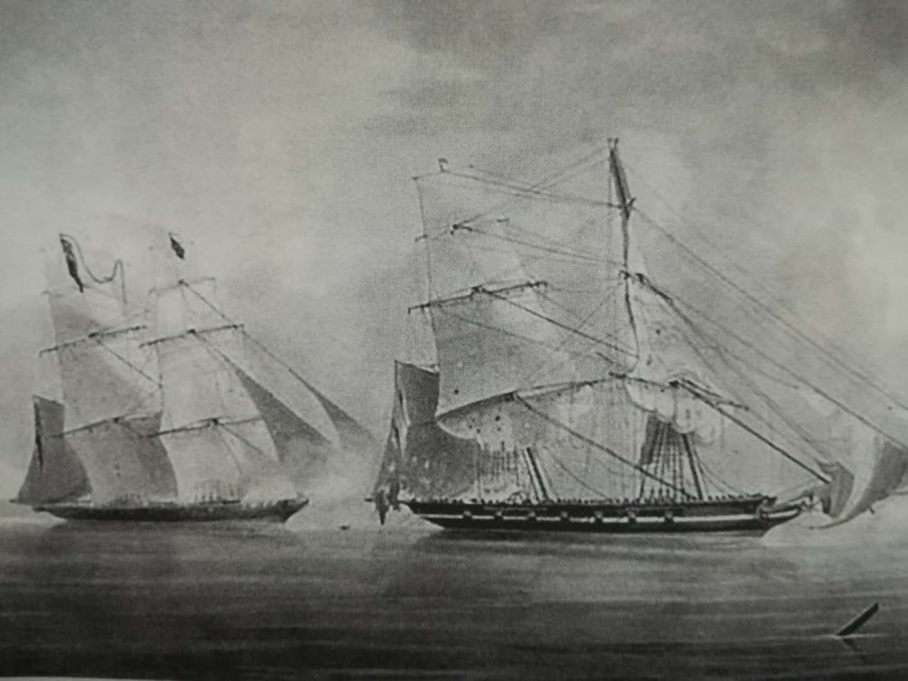 英国巡洋舰追捕西班牙贩奴船之前还是光明正大的贩卖奴隶,现在有了