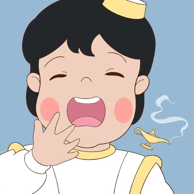 头像打哈欠的迪士尼公主王子