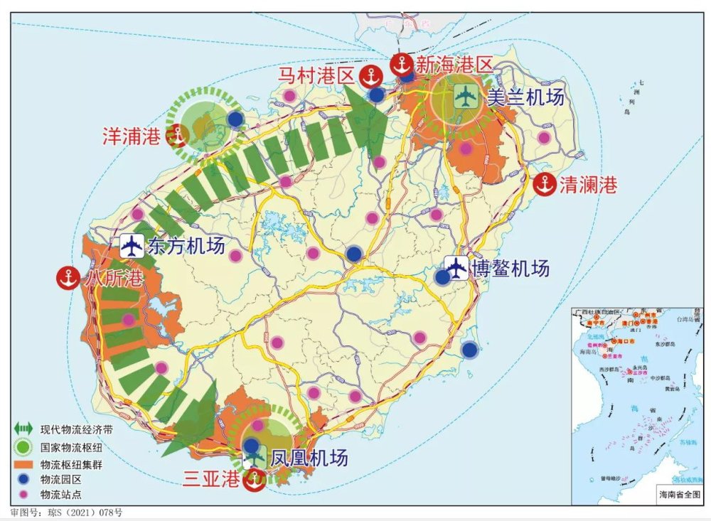 规划推进海南铁路南北港码头扩建推动海口港秀英港区搬迁