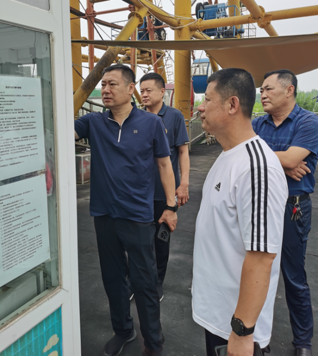 市市场监管局四级调研员孙玉峰带队督导检查东营区特种设备安全工作