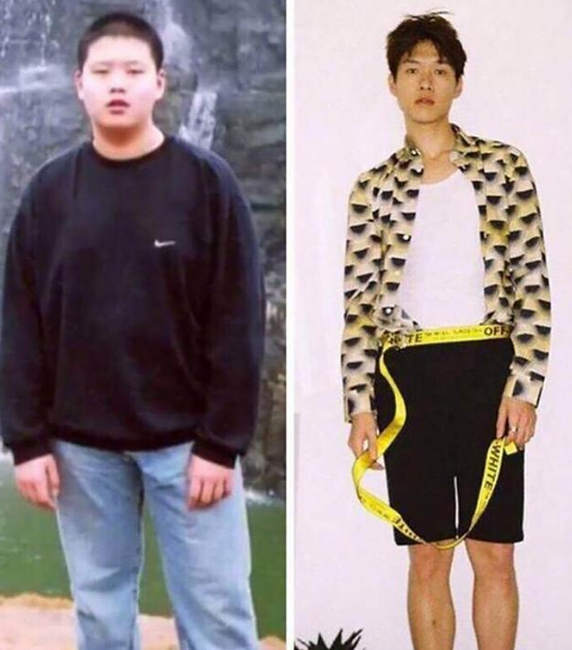 第五位是魏大勋, 当年也是"胖子"的一员,已经在网上公布了自己无数张