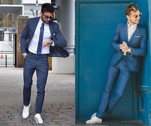 西裤 小白鞋的超帅混搭术～_腾讯新闻