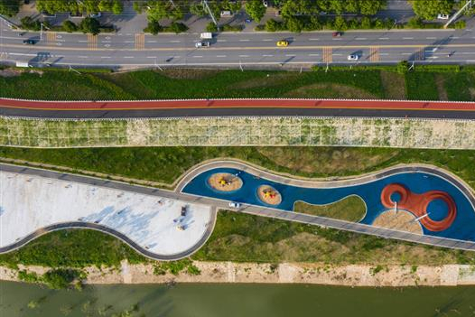 黄冈新添网红公园,5.5公里长的游步道,有望改善黄冈城区布局