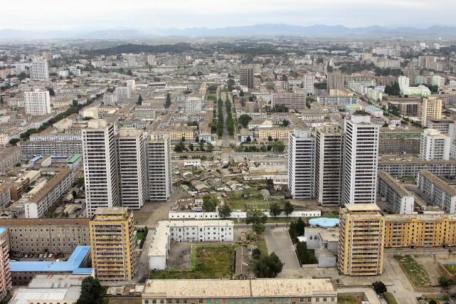 朝鮮第二大城市市中心很冷清街頭沒有多少外國遊客