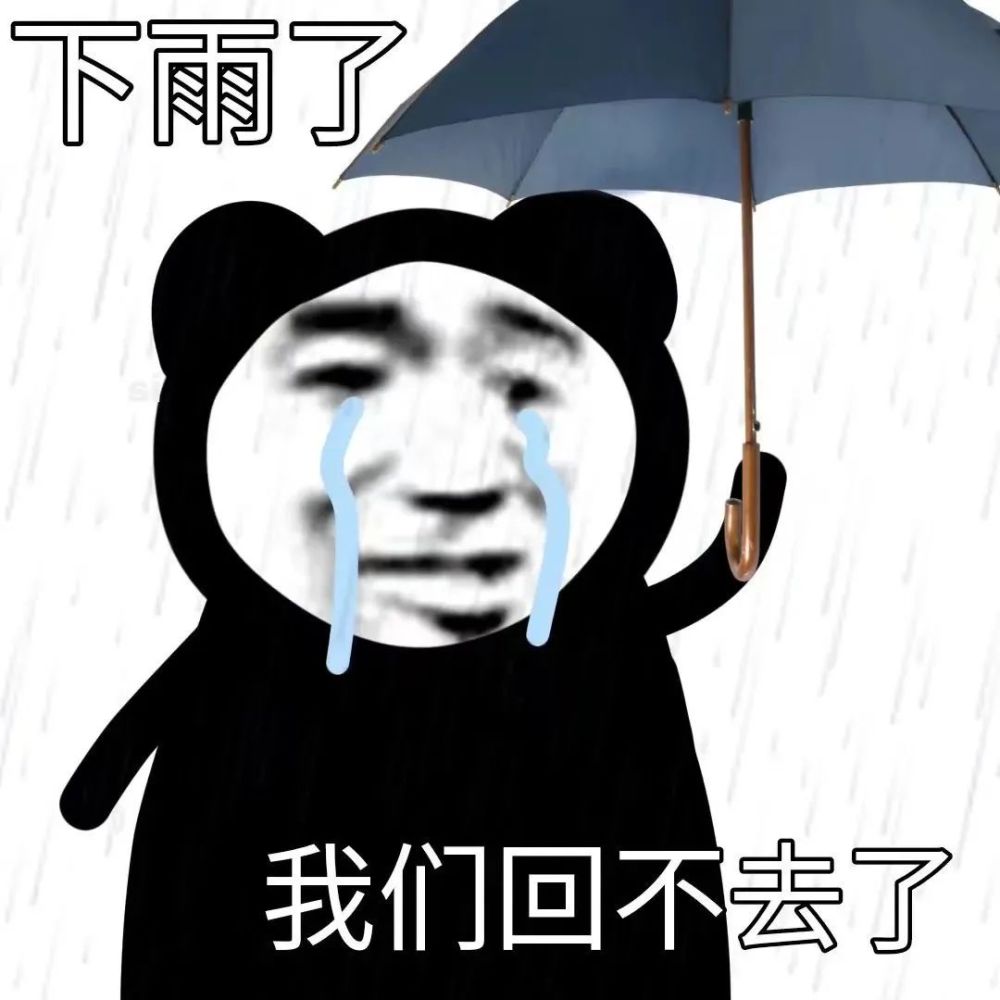 表情下雨天的故事图片