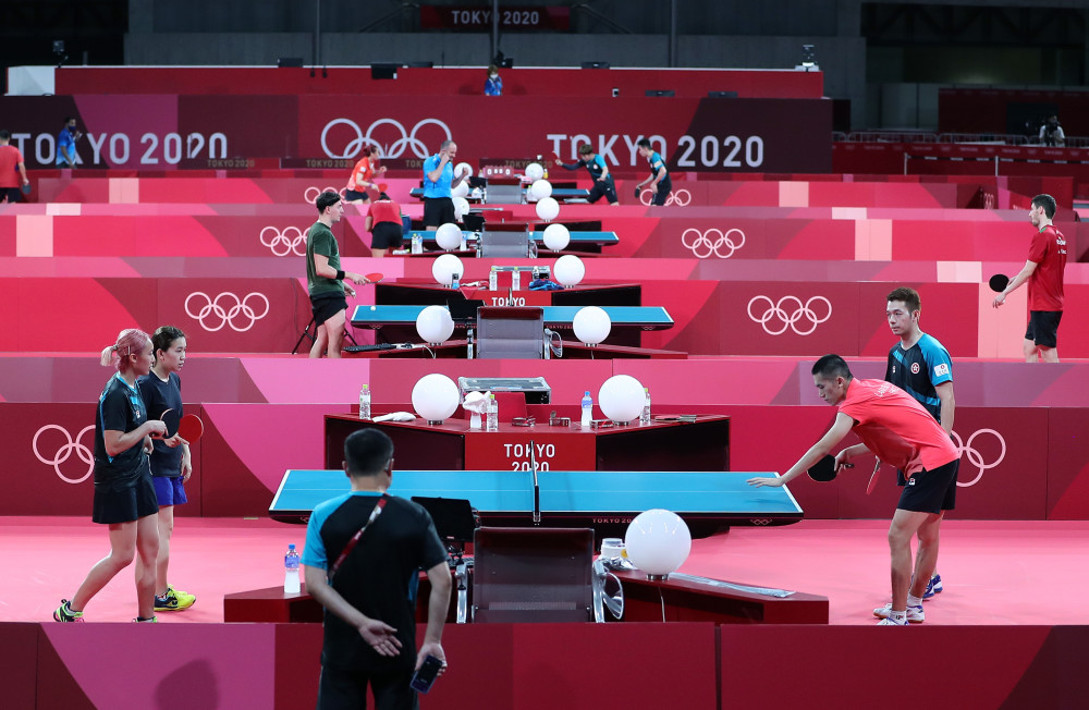 东京奥运会乒乓球(东京奥运会乒乓球女团决赛回放)