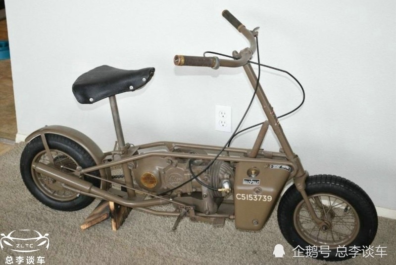 二战伞兵空投摩托车，79年后还能用，不愧是军工折叠车