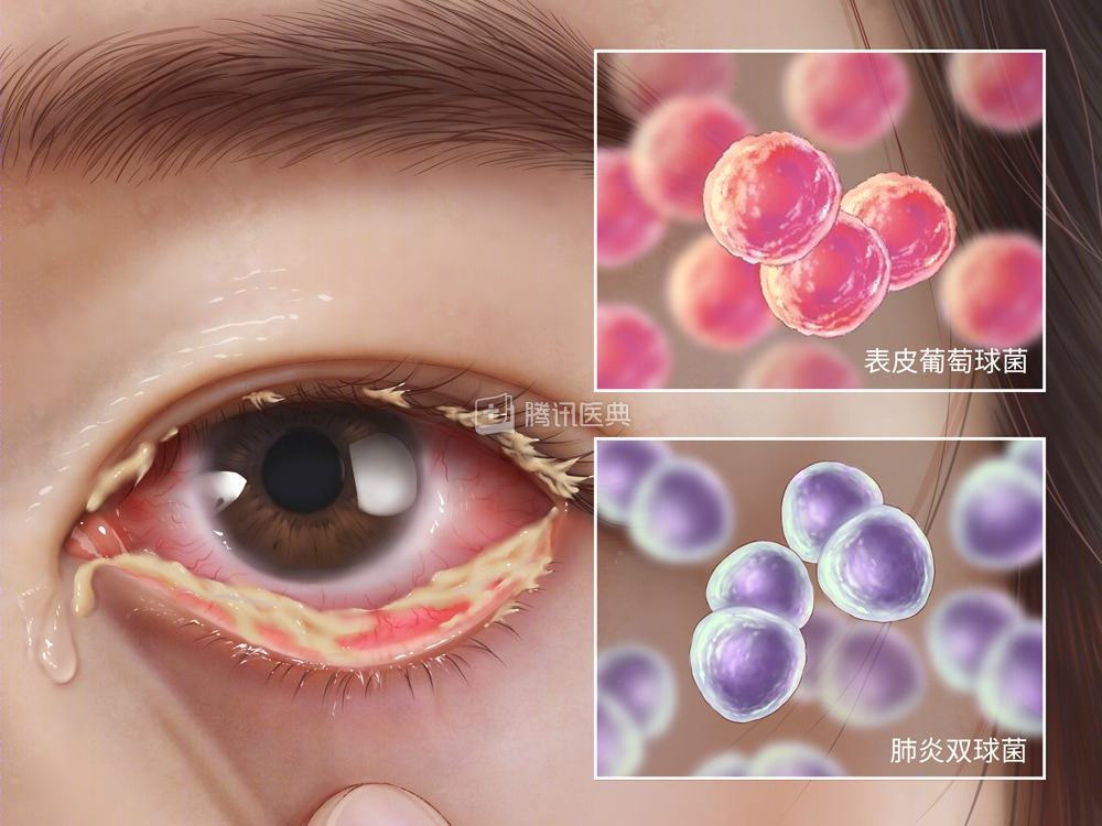 但医生这么做是有场景的: 场景一 眼睛内发生感染:感染性结膜炎或者