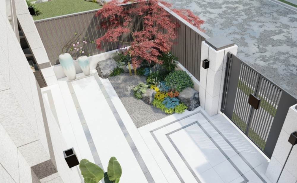 100平方米的小庭院设计图片