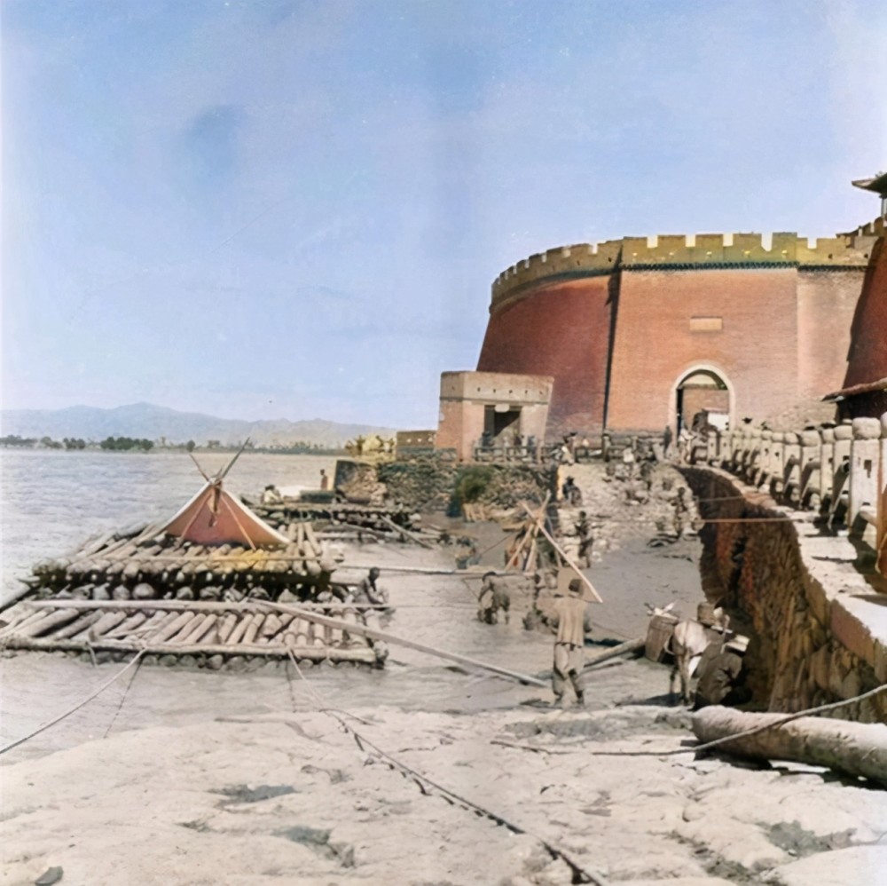 老照片,1923年甘肃兰州街头景象流出!