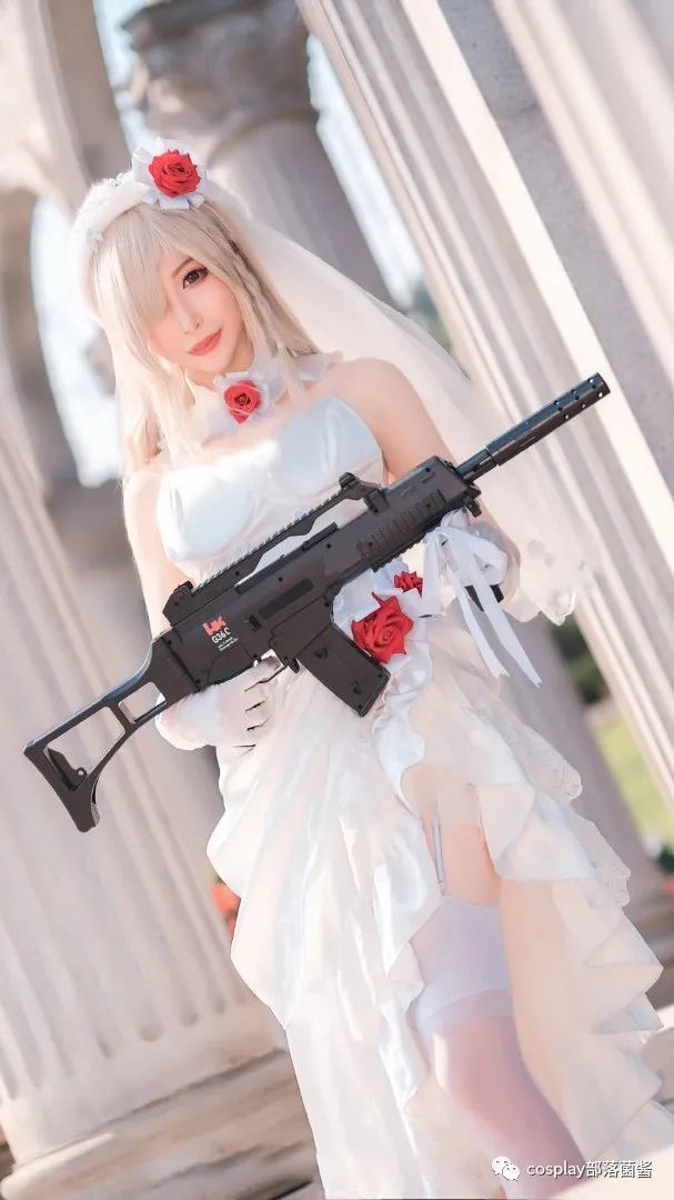 cos:少女前线g36c花嫁cos正片@柳川