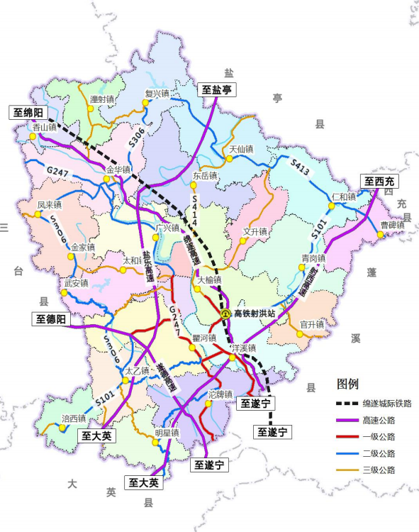 射洪市铁路最新规划图图片