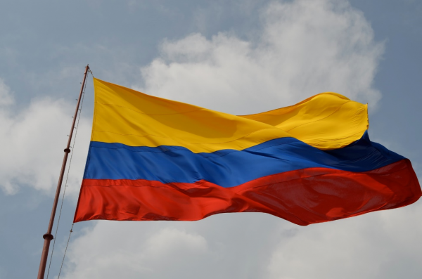 哥伦比亚国旗颜色图片