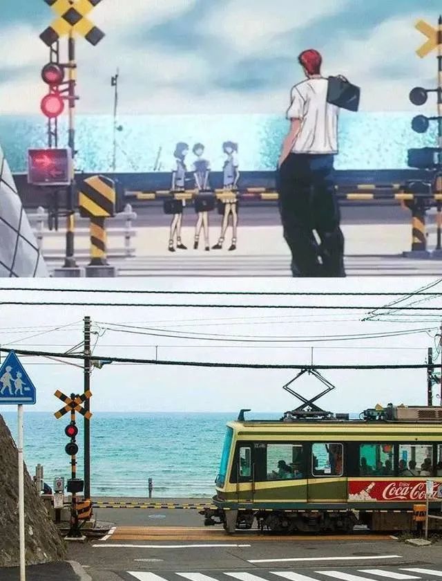 镰仓这座城市,不仅是《灌篮高手》的取景地,还自带恋爱属性——在日本