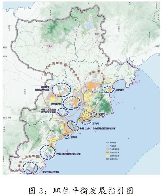 該區域是青島市行政,文化,金融,科教,商貿,商務,旅遊度假為主體的綜合