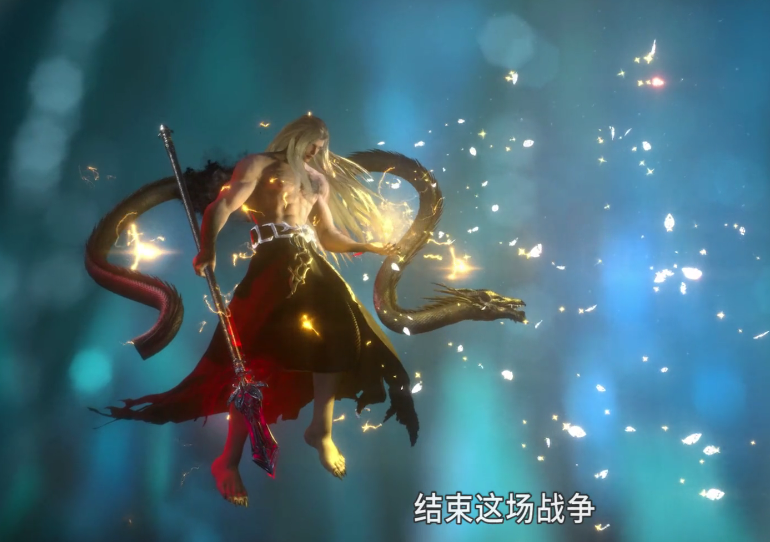 武庚纪:阿狗断臂觉醒,子羽和穷凶极恶融合怒砍黑龙,黑龙被削成"龙棍"!