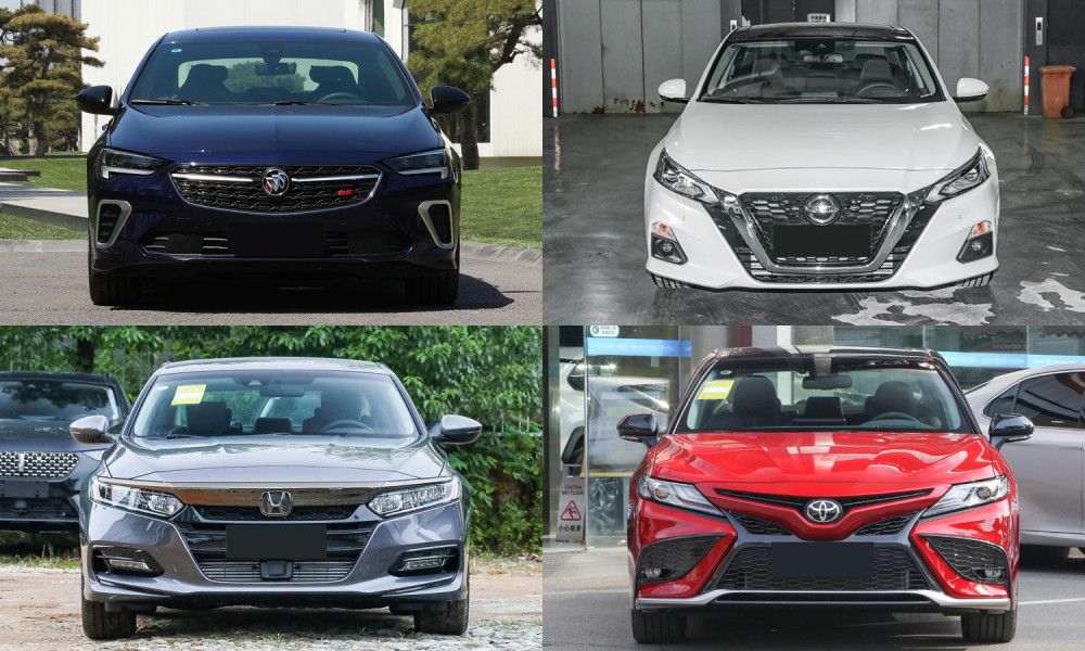 君威GS、天籁、凯美瑞、雅阁4车横评，优缺点都在这了