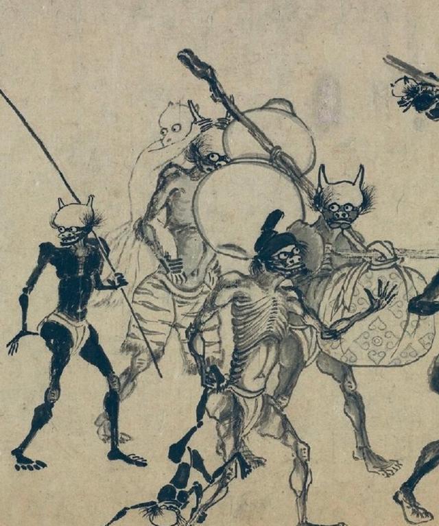 吴道子的这一幅画,1200年过去了,仍旧被评为古典漫画精品