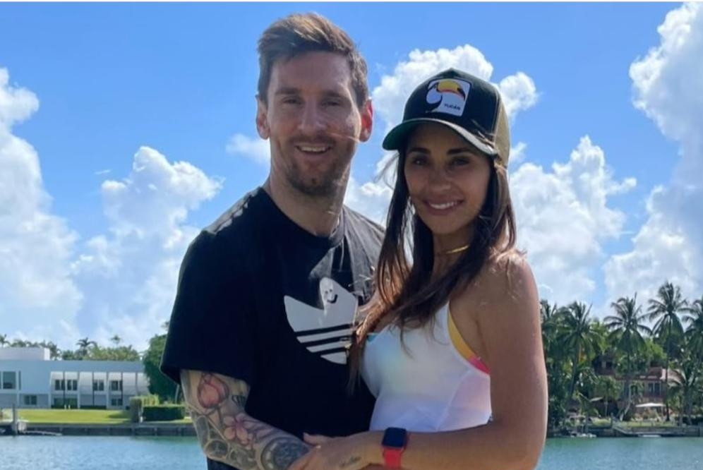 人生赢家梅西与安东内拉度假大秀恩爱又打破了新纪录