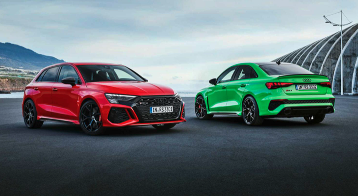 全新一代奥迪RS 3官图发布 零百加速3.8s内