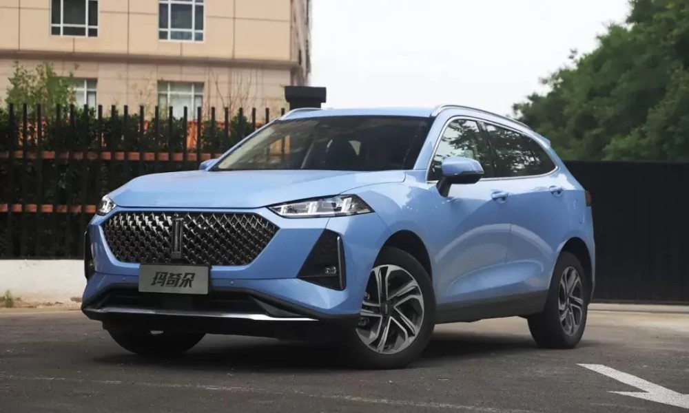 实拍WEY玛奇朵，主打DHT智能混动，目标瞄准比亚迪DM-i和本田混动