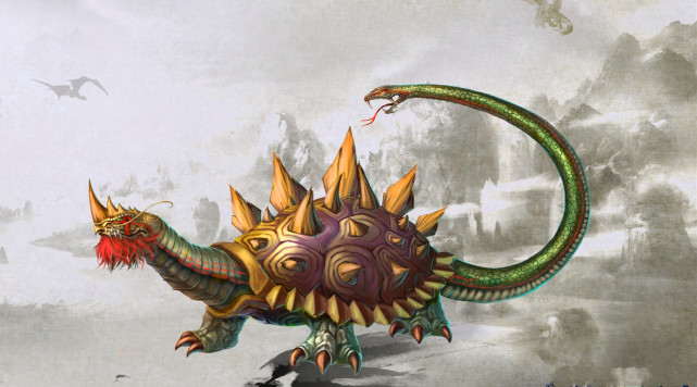 上古神话中的七种神龟第3种有半龙之身其中一种能跟青龙叫板