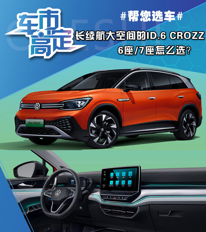 长续航大空间和超前科技都满足，ID.6 CROZZ买这款最合适！