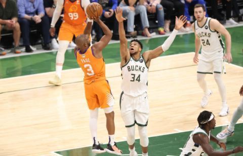 雄鹿 雄鹿对阵太阳G6前瞻！保罗命悬一线，字母哥将接班詹皇：NBA第1人