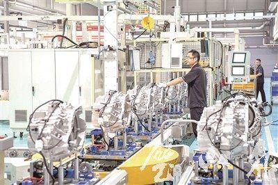 青山公司 变速箱生产线开足马力赶订单