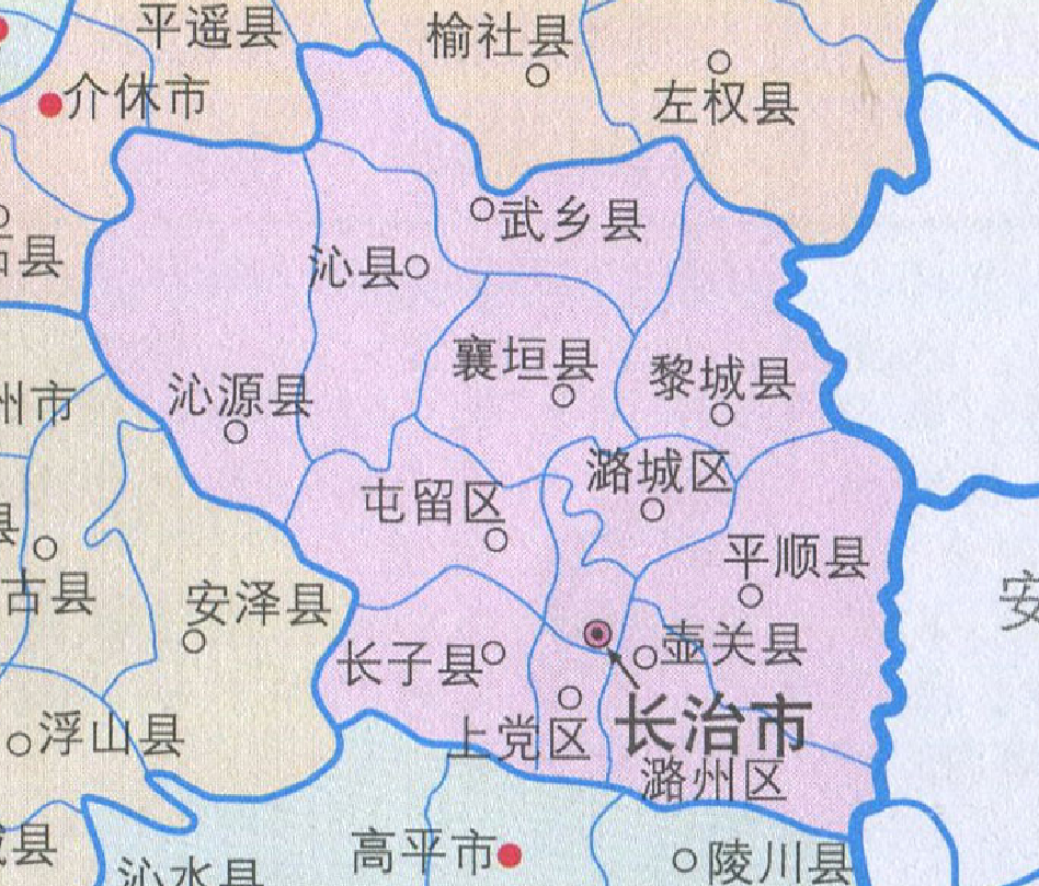 长治12区县人口一览:上党区3197万,平顺县1159万