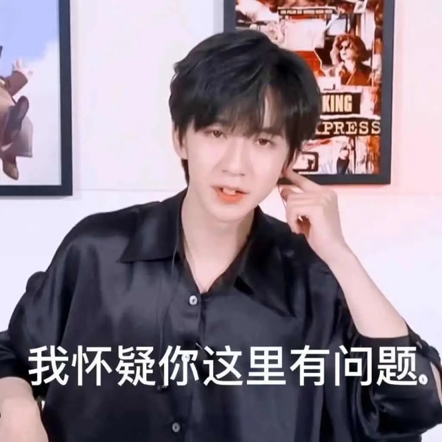 贺峻霖表情包"我办事 你放心"