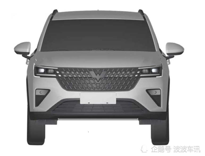 五菱全新SUV专利图曝光，外观非常运动化