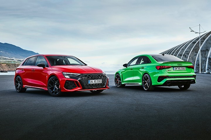 全新一代奥迪RS3官图发布，3.8秒破百终极小钢炮！
