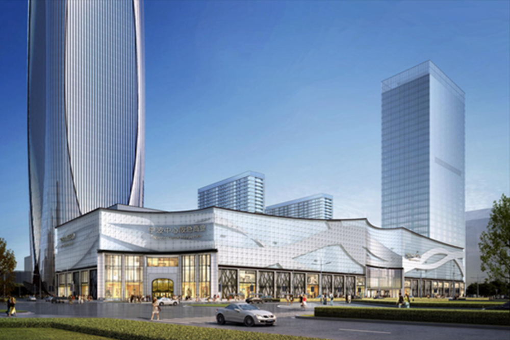 也就是小编在标题提到的高度为409米的"宁波中心大厦",这个高度也将会