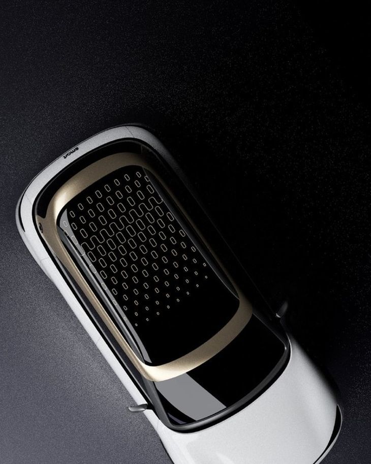 轻奢smart全新纯电SUV俯瞰图 9月亮相慕尼黑车展