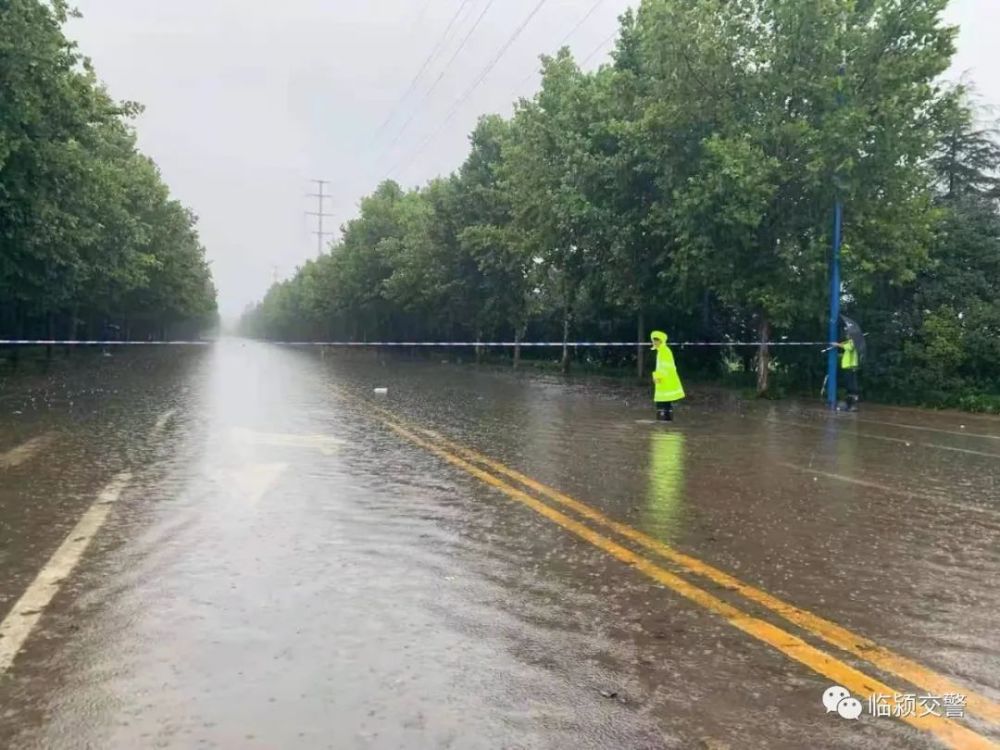 营王涵洞积水严重,断行;颍青路涵洞已实行交通管制;经五路南段北段积