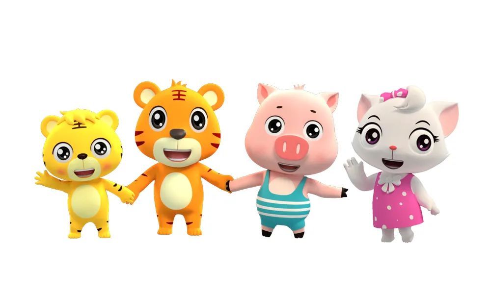 此外,除了贝乐虎一家外,贝乐虎动画中还有像小猪皮皮,猫咪雪莉等贝乐