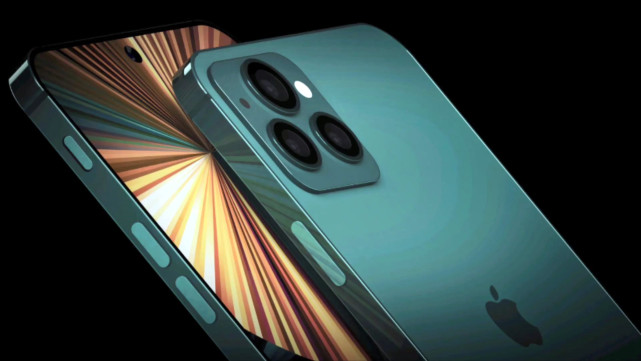 iphone13渲染图:屏幕单打孔1亿像素三摄,这才是网友想要的高端
