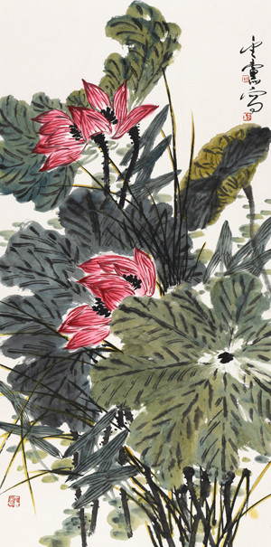 《易安诗意图》刘金党(清华美院郭石夫工作室助教,画家)138x69cm来源