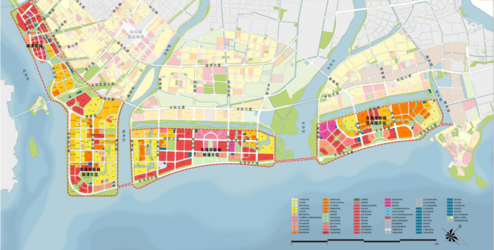 汕头东海岸最新规划图图片