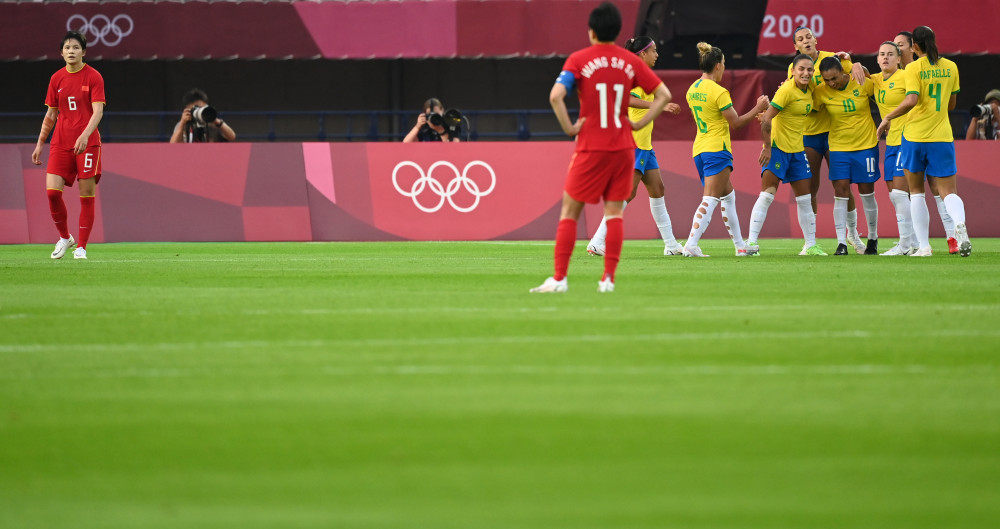 (东京奥运会)足球——女足小组赛:中国不敌巴西_腾讯新闻