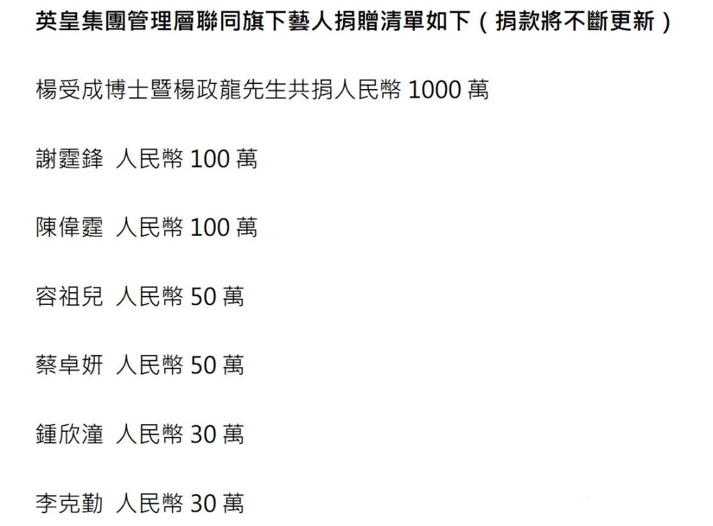 感动！群星驰援河南，范冰冰彻夜声援，黄子韬下架商品支援灾区