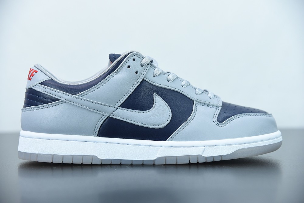 nike sb dunk low pro qs扣篮系列复古休闲运动滑板板鞋 灰蓝配色_腾