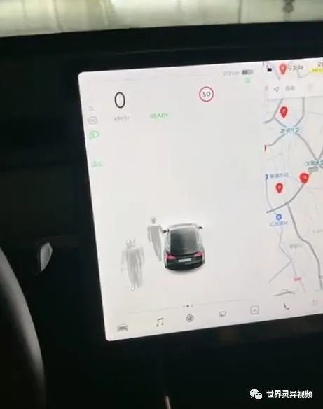 四川一停车场凌晨空无一人，特斯拉雷达却检测到车旁有人走动？