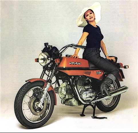 未来世界的老车，杜卡迪860-E