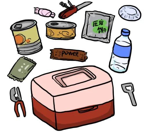 我们大可以"组装"一个 「食物应急包」来应对!